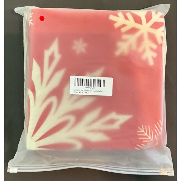 Holiday Winter Pillow Bench Pillow Covers Red Set of 4 New Cases COVER ONLY - Picture 9 of 9